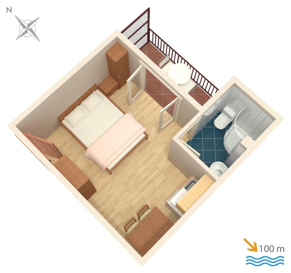 Apartments By The Sea Podaca, Makarska - 515 エクステリア 写真
